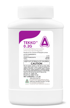Tekko® .02 Granular Mosquito Lavicide 1.25 lb Bottle - 12 per case - Insecticides